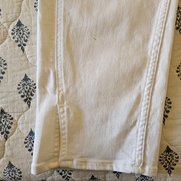 RAG & BONE Nina High-Rise Cigarette White Ankle Jeans Size 32 - Picture 12 of 12